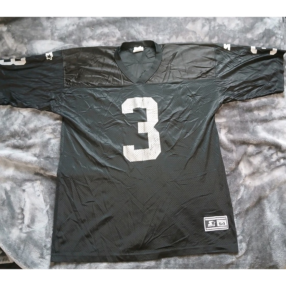 VINTAGE‎ STARTER Jeff George Oakland Raiders  #3 NFL Size 2XL XXL Jersey